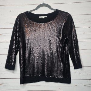 Search for Sanity Black Sequin Sweater